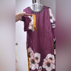 PAKISTANI INDIAN SILKU SUIT OUTFIT DRESS